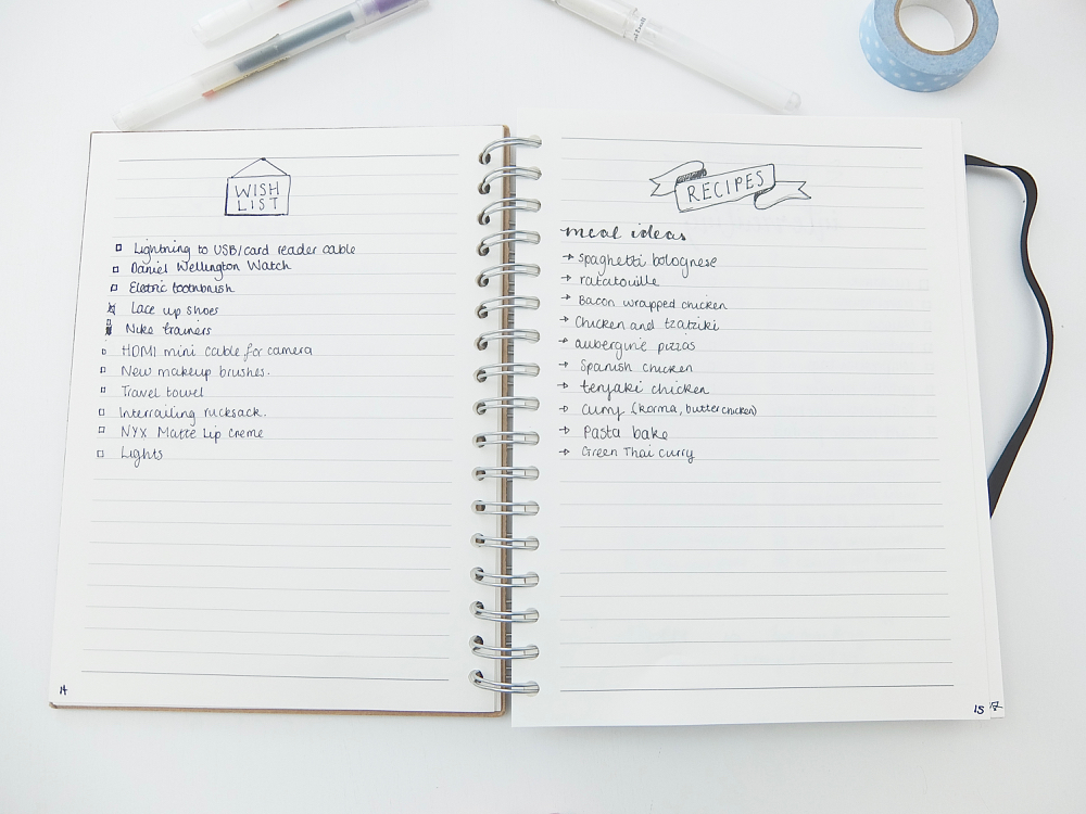 Bullet Journal Setup | See more on www.hannahemilylane.com