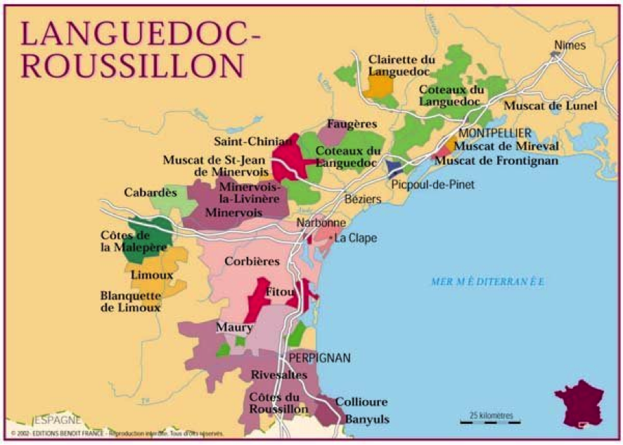 Roussillon Map