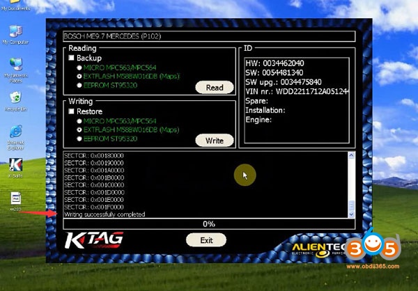 How To Replace And Write Mercedes Me 9 7 Ecu With Ktag Obd365