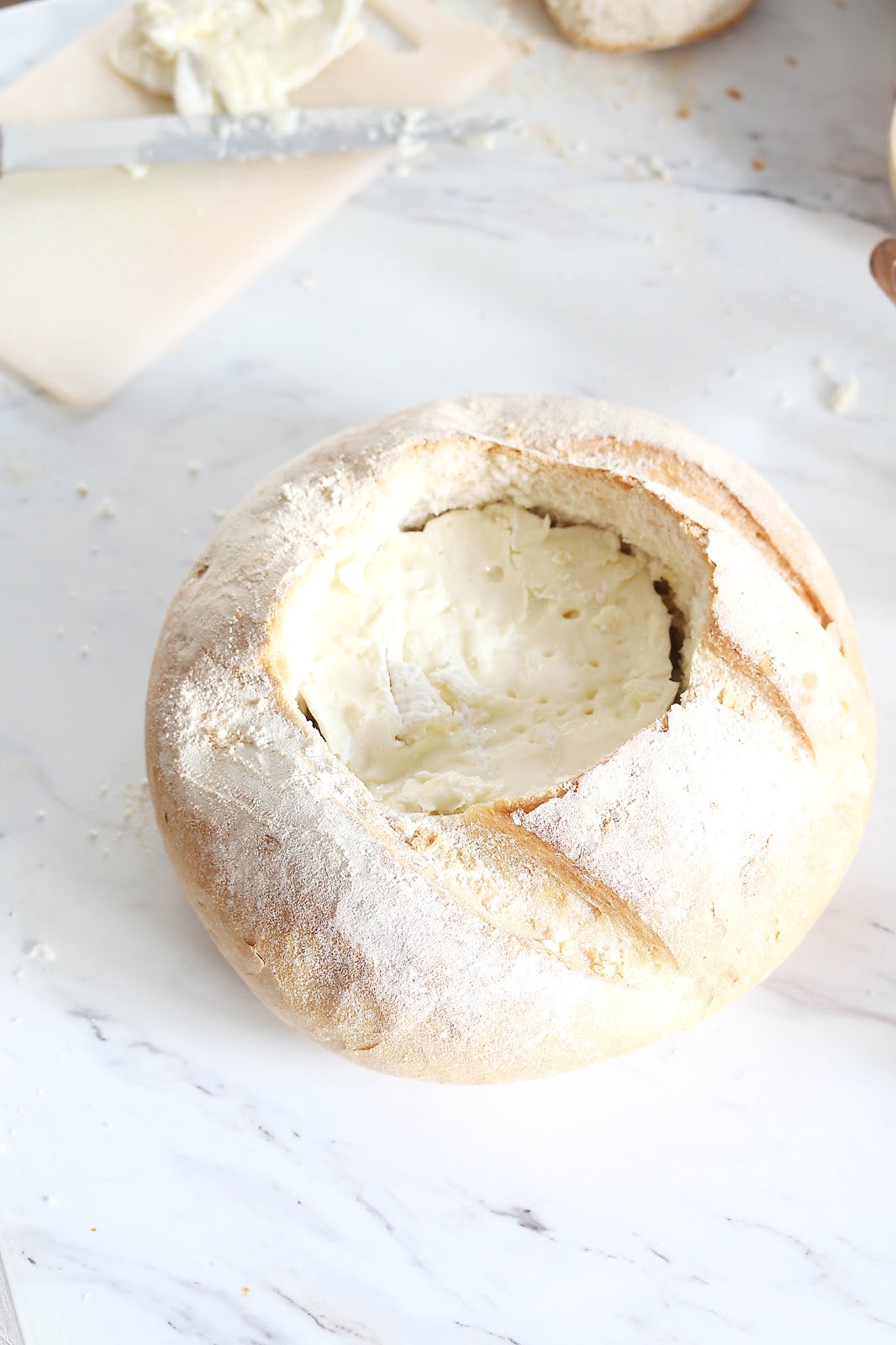 Festive Food Camembert Bread Bowl Recipe