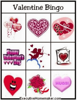 Valentine's Day Bingo Cards For Kids 4