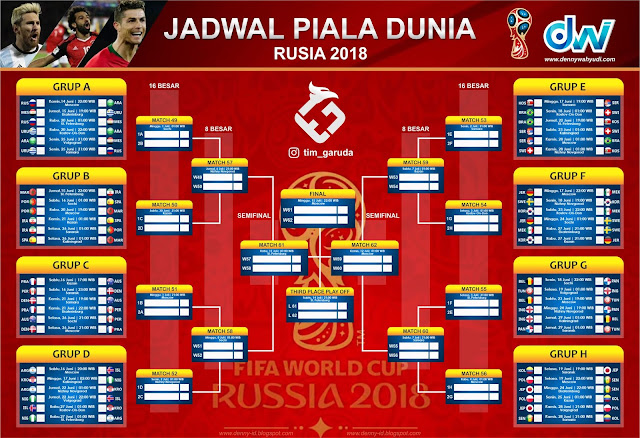 JADWAL PIALA DUNIA 2018