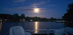 Moon Rise over the Lake