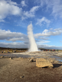 Strokkur geyser eruption