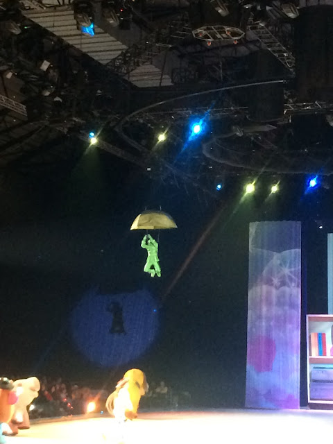 Disney on Ice Toy Story 3 scene with green soldier 