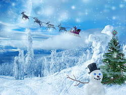 christmas wallpapers desktop background downloads backgrounds snow xmas winter snowy pc computer themes screensavers scene animated 3d santa hd tree