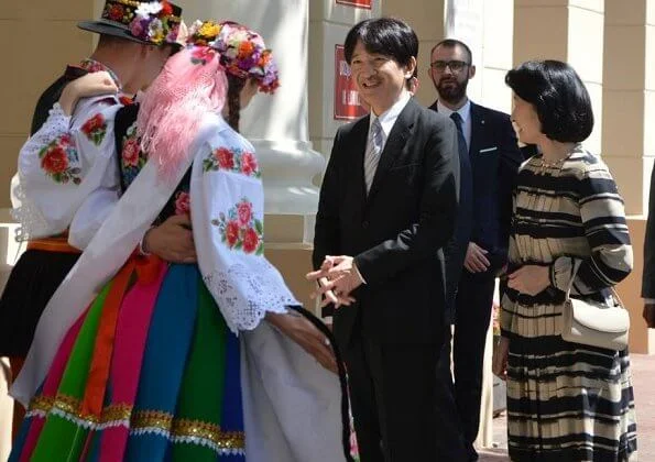 Crown Prince Fumihito and Crown Princess Kiko visited the Lazienki Park, and Marie Curie-Sklodowska Museum and Lowicz