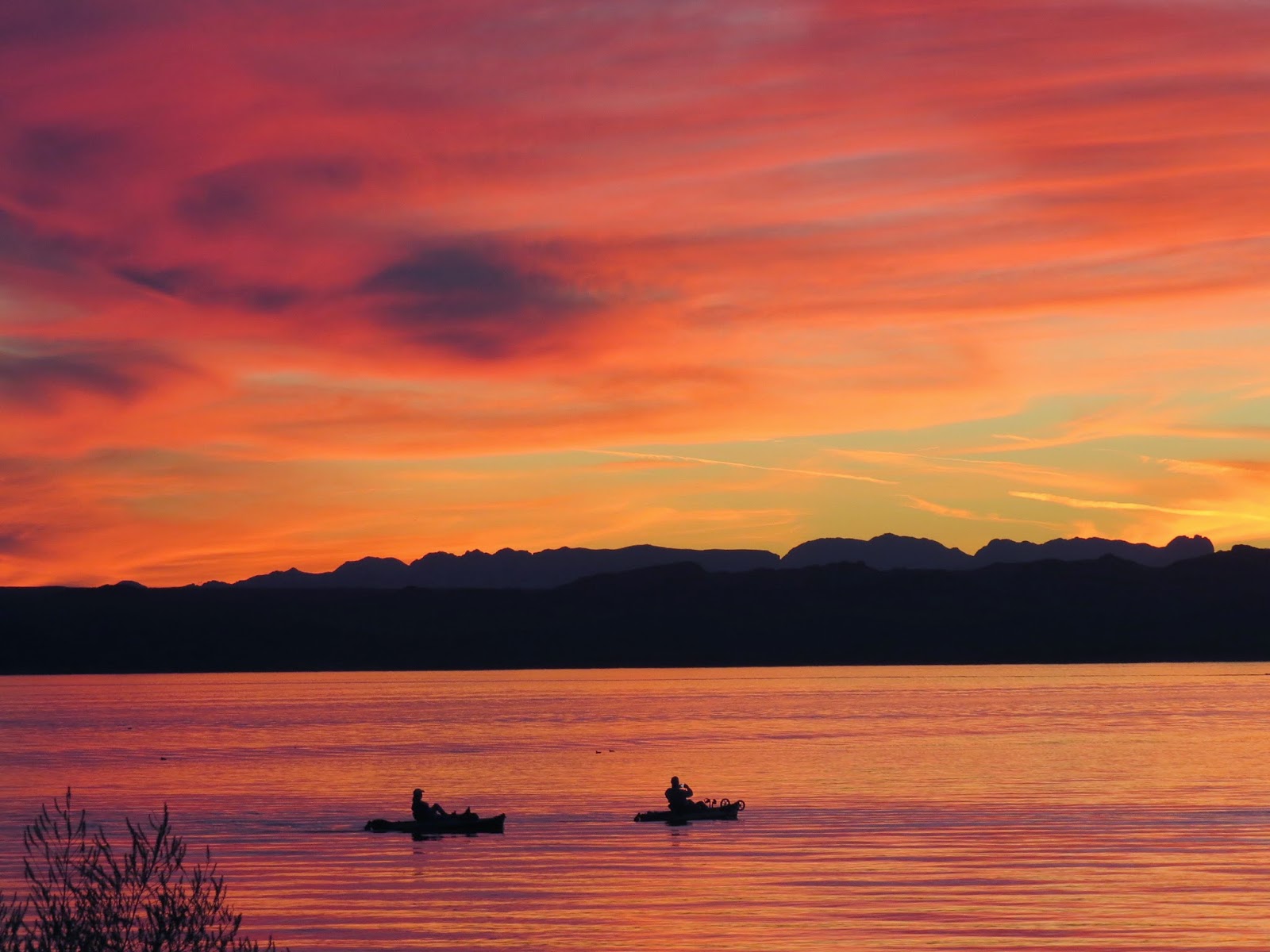 Cascade Ramblings Sunset at Lake Havasu State Park