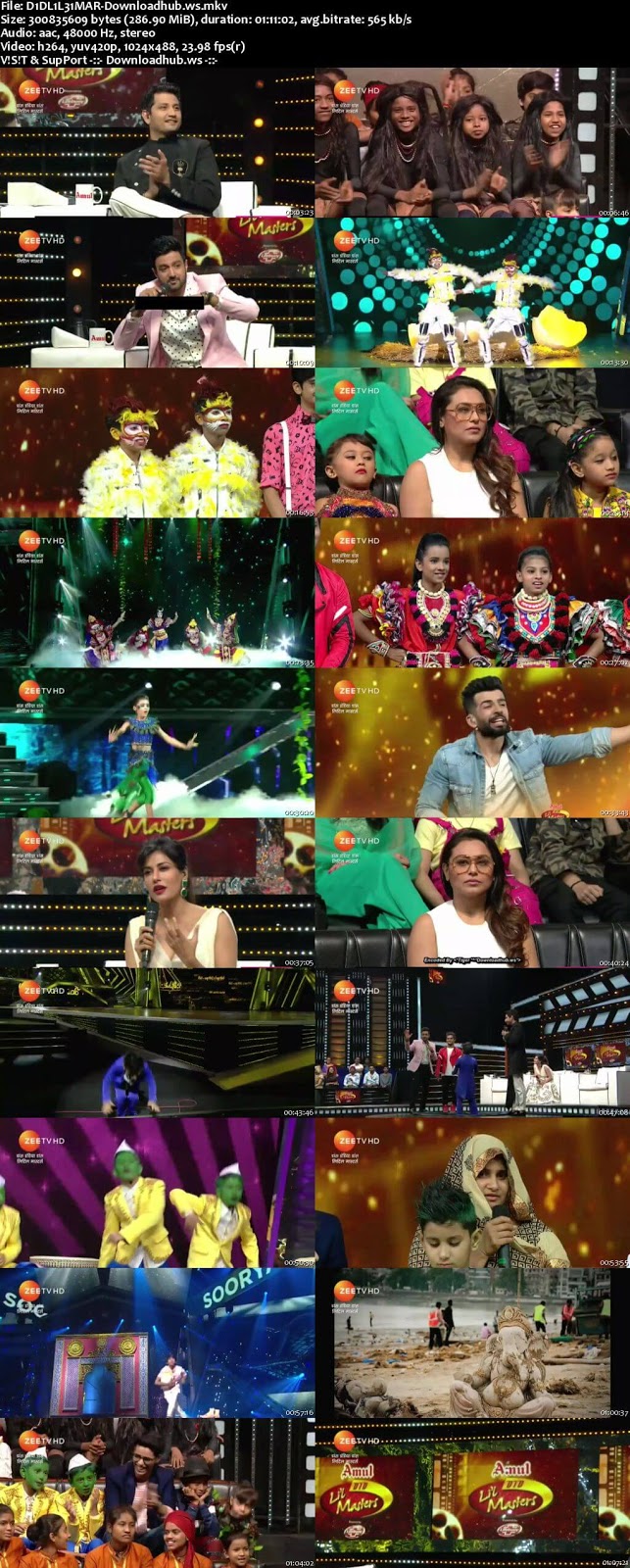 DID Li'L Masters Season 4 31 March 2018 Episode 08 HDTV 480p