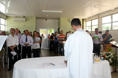 Missa de inauguração de capela em hospital federal