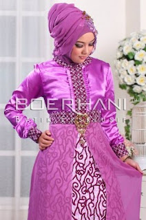 Baju Gamis Mewah Dan Elegan Batik Kombinasi Baju Gamis Mewah Dan Glamor Tampil Elegan Untuk Pesta