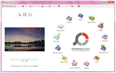Tải phần mềm photoscape về máy tính Tai phan mem photoscape ve may tinh