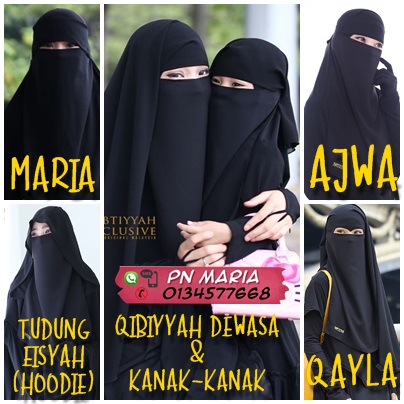 Niqab, Purdah,Tudung