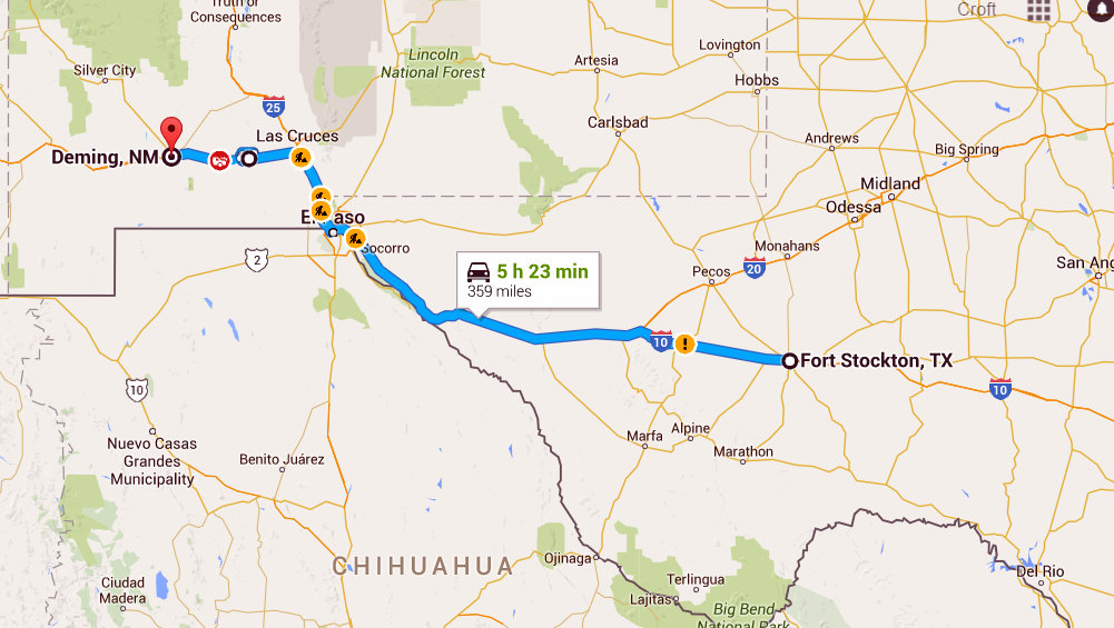 Croft's Wanderings Fort Stockton, Texas