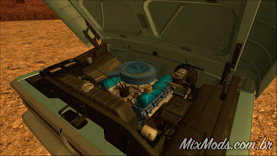 Mod Ford F-100 70' (Sadler) para GTA SA (motor)