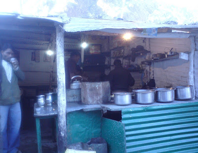 A Cofee and tea shack in Badrinath