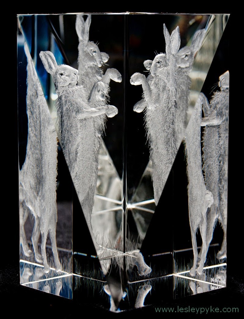 Lesley Pyke Glass Engraving and Life A variety of engraved glass