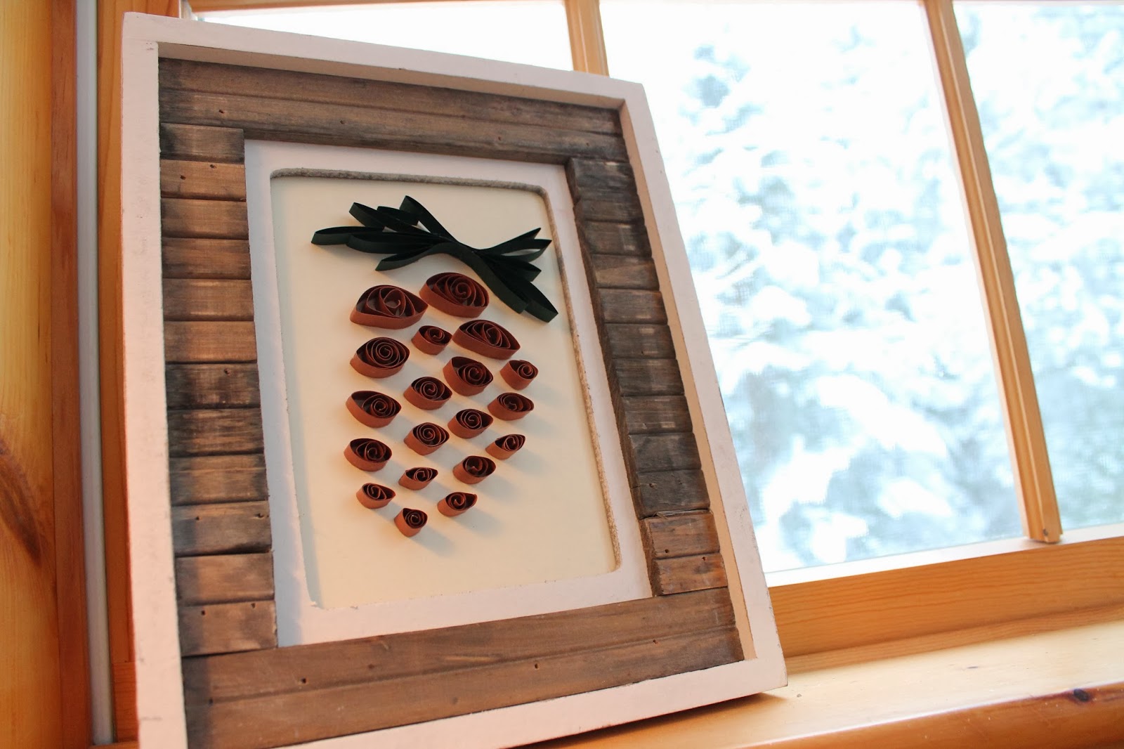 flour mill creations Quilling Pine Cones