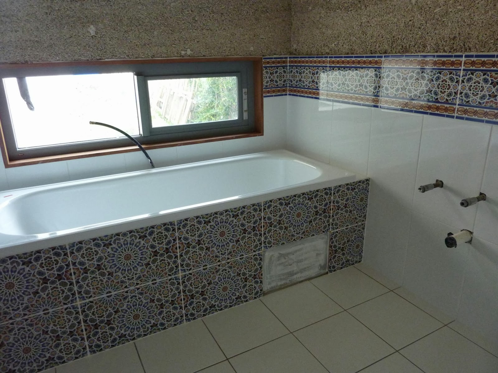 Culburra Hemp House Bathroom Tiled