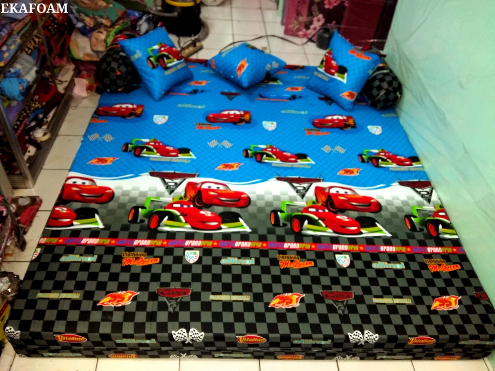 SOFA BED INOAC MOTIF THE CAR AGEN RESMI KASUR BUSA INOAC Inoac