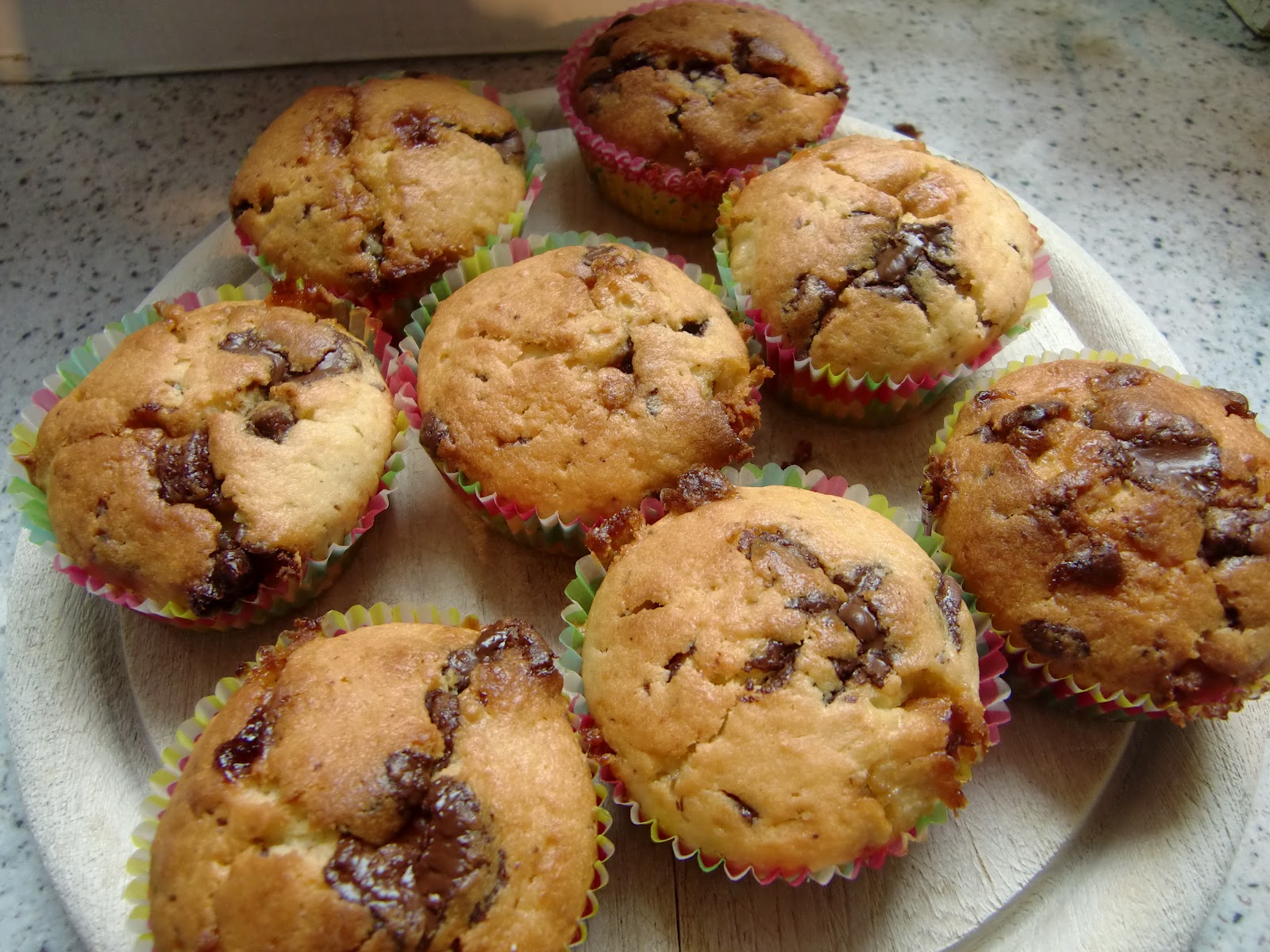 La vie gourmande: Vanille-Muffins mit dreierlei Schokolade