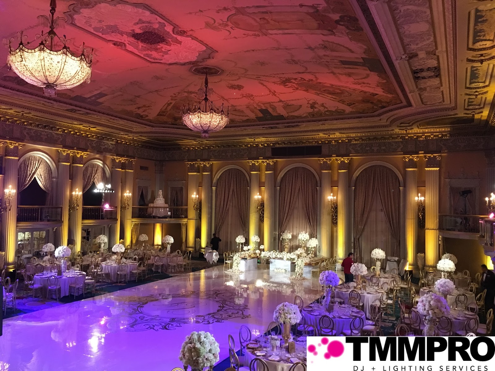 Daily Shot Of Jack Lighting Setup Millennium Biltmore Wedding on