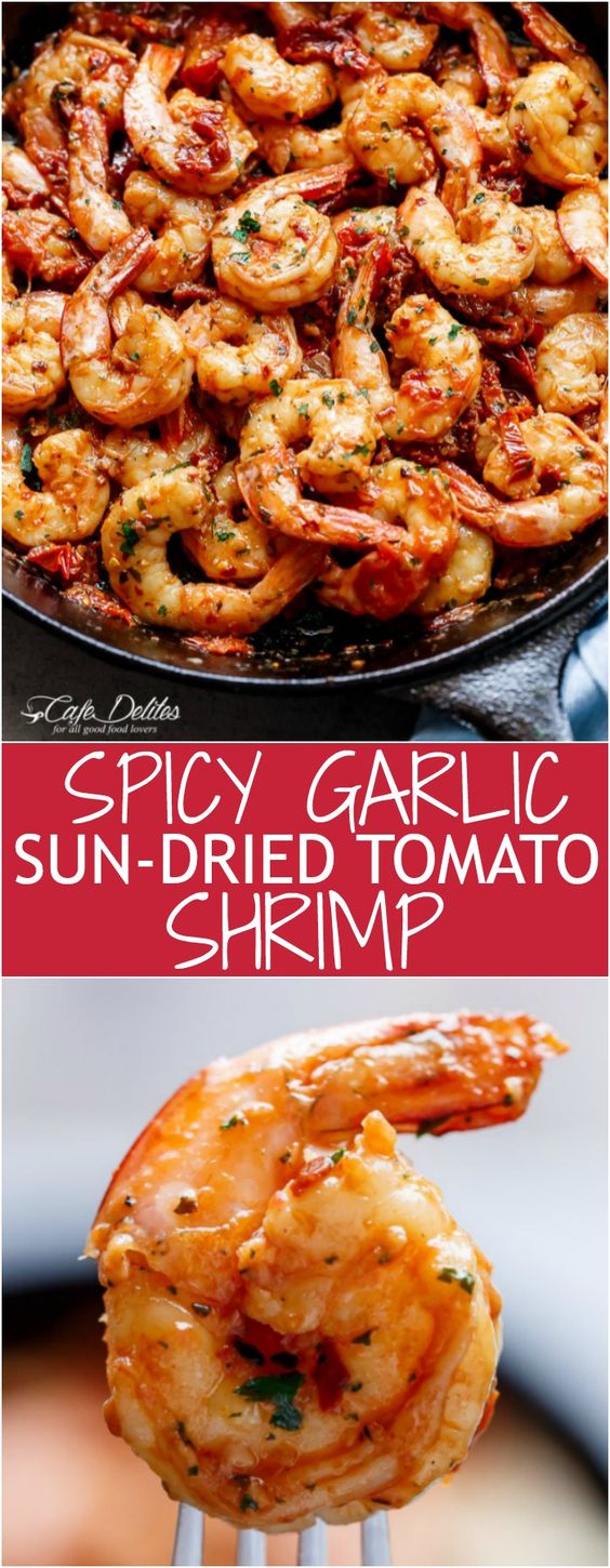 Spicy Garlic Sun Dried Tomato Shrimp Recipe Girls Dishes