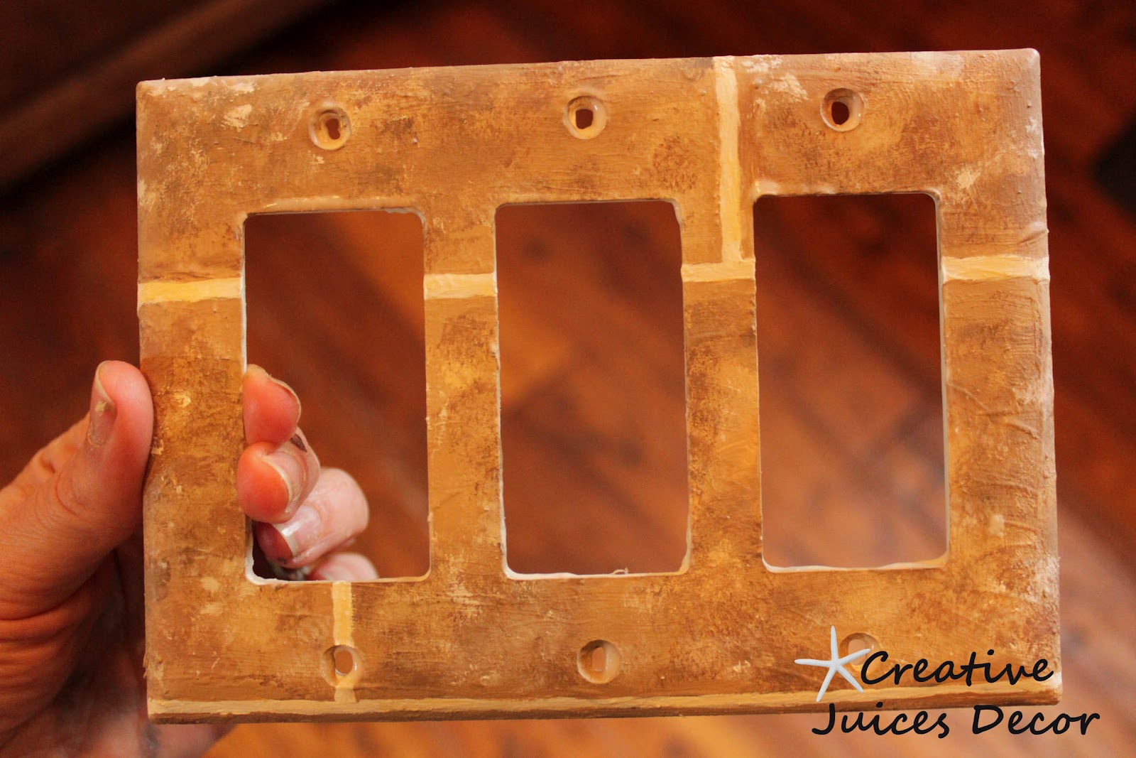Creative Juices Decor How to Paint/Hide Electrical Outlets and Plates