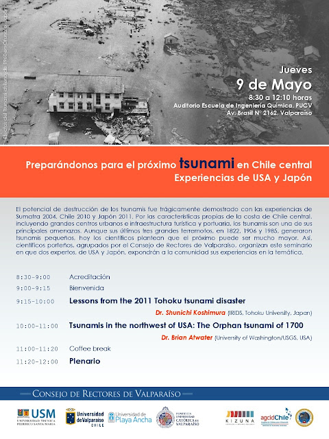 Seminario Tsunamis 09 Mayo 2019