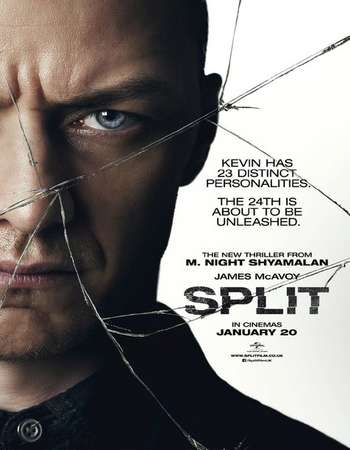 Poster Of Split 2016 English 700MB HDTS x264 Free Download Watch Online downloadhub.in