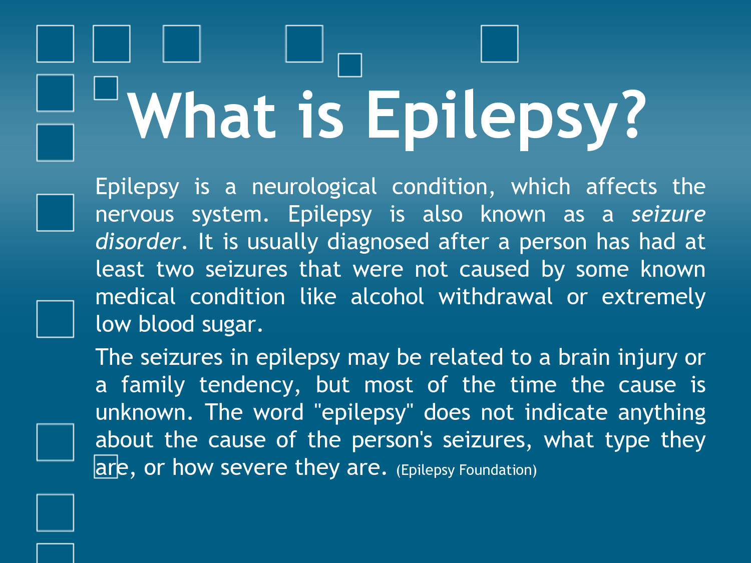 Treatment protocols of various diseases: homeopethy treatment for epilepsy