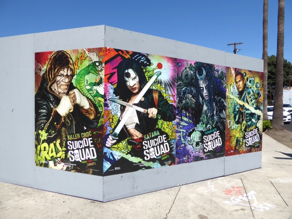 Suicide Squad film street posters Suicide Squad street posters