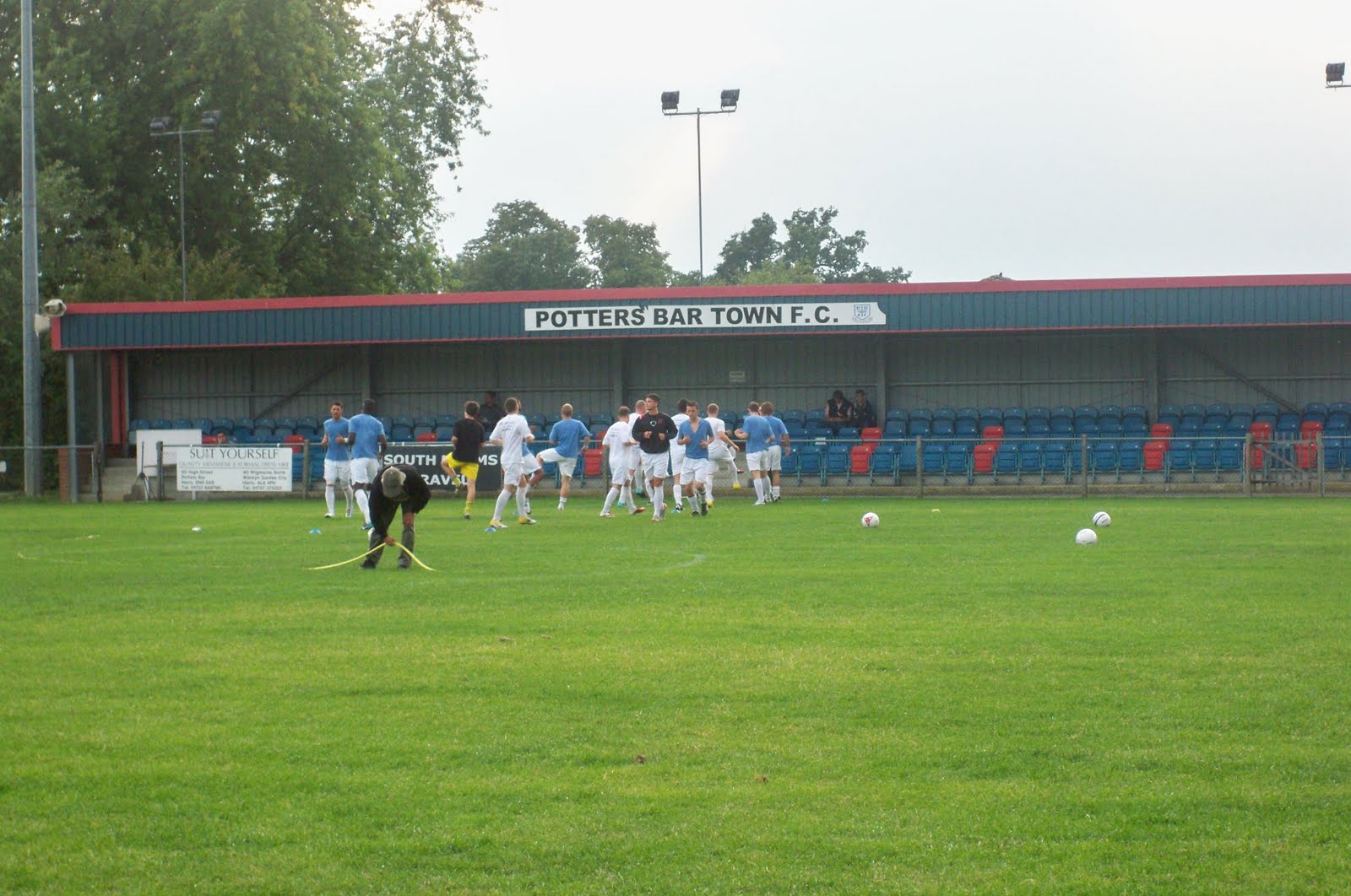 Football Grounds visited by Richard Bysouth Potters Bar Town FC