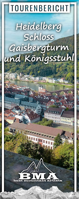 Heidelberg - Schloss, Gaisbergturm und Königsstuhl