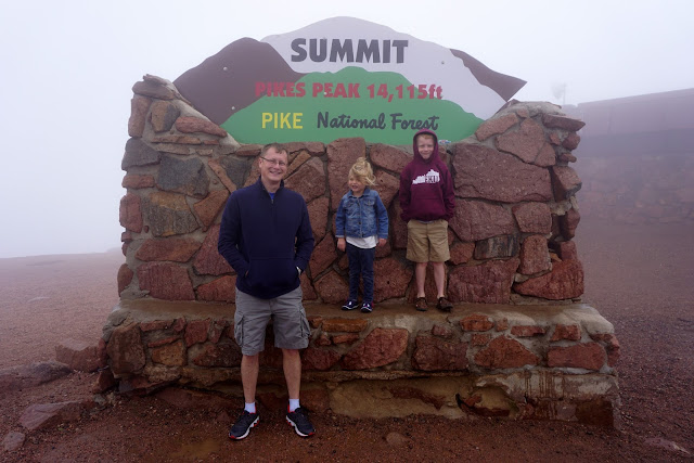 View from the Top of Pikes Peak