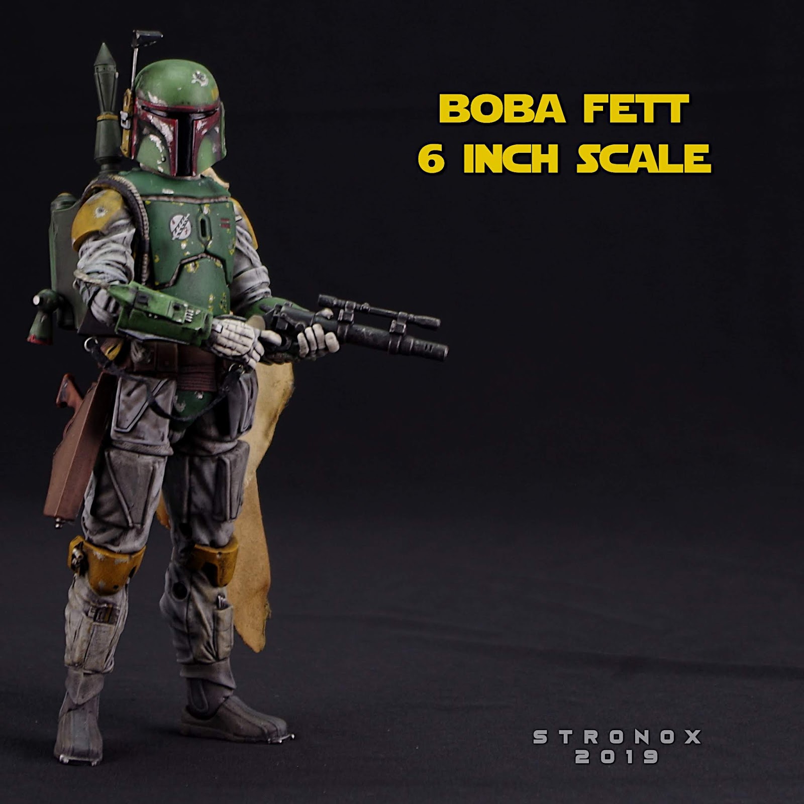Stronox Custom Figures Star Wars Black Series Boba Fett Stronox Custom Figures Star Wars Black Series Boba Fett