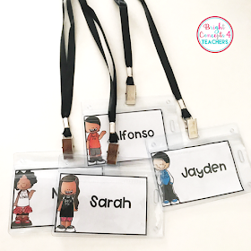 These editable student name tags are a great tool to use throughout the school year.