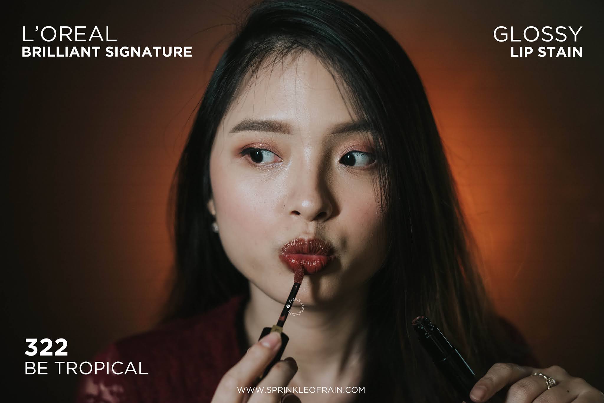 [REVIEW + SWATCHES] L'Oreal Paris Brilliant Signature Glossy Lip Stain