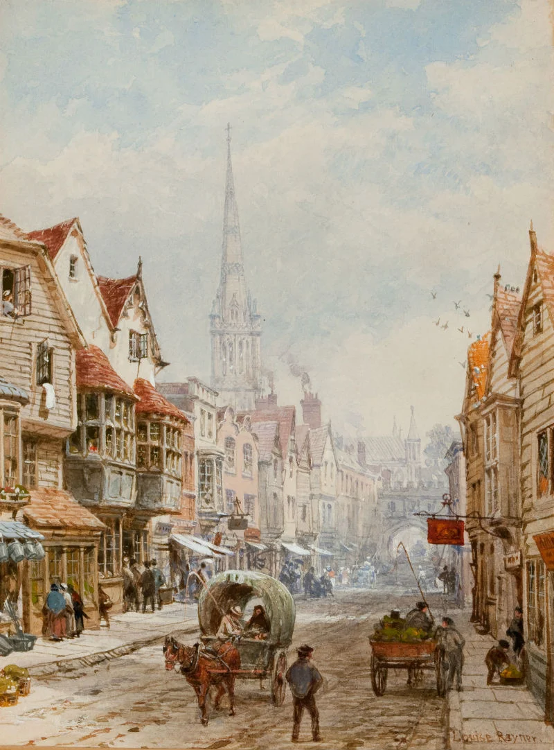 Louise Rayner 1832-1924 - British Cityscapes Watercolor painter