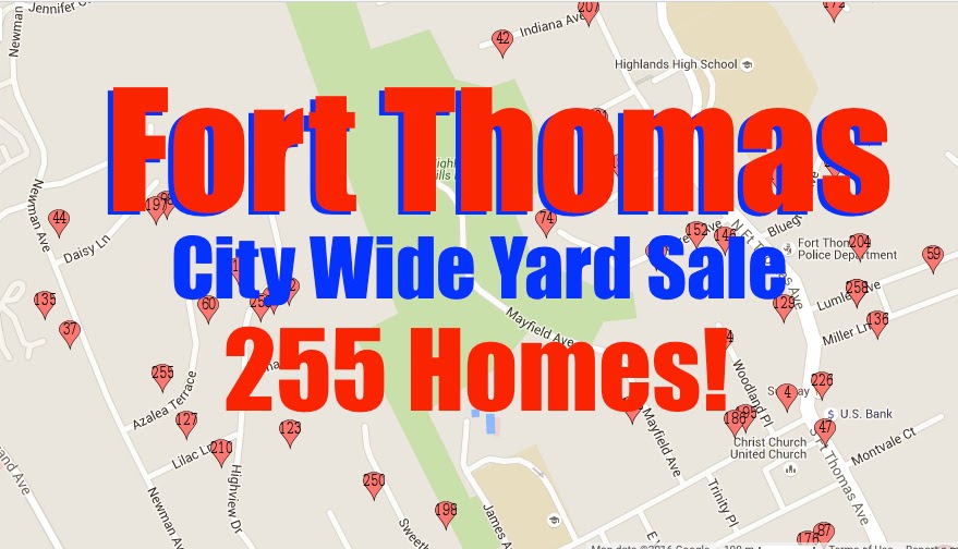 FORT THOMAS MATTERS MAP Fort Thomas CityWide Yard Sale