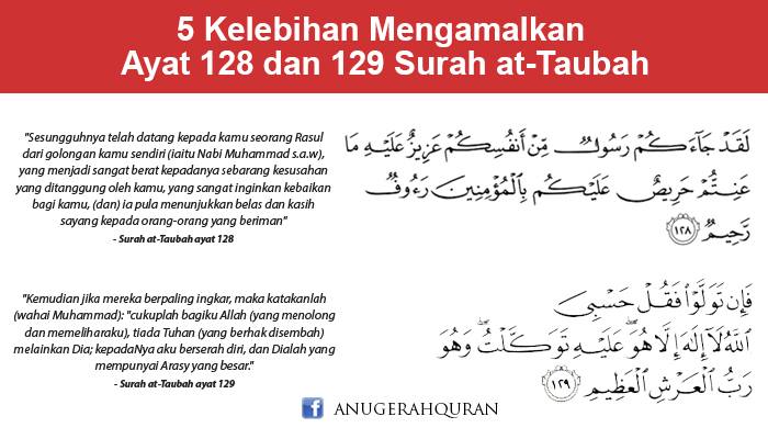 Amal Surah Al-Taubah Ayat 128-129 Dari Berkesempitan, Mendapat Kelapangan