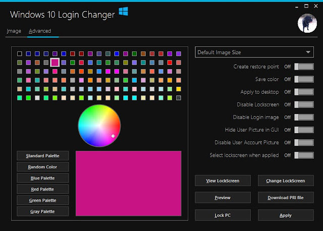 Windows 10 Login Changer 1.5 Final โปรแกรมเปลี่ยนภาพพื้นหลังล็อกอิน Windows 10 [One2up]