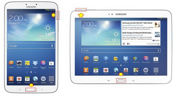 Cara Screenshot Layar Samsung Galaxy Tab 3