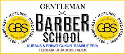 Kursus potong rambut terpercaya Gentelman barberschool 