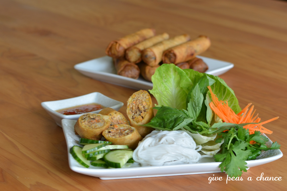 Give Peas a Chance Lao Style Egg Rolls