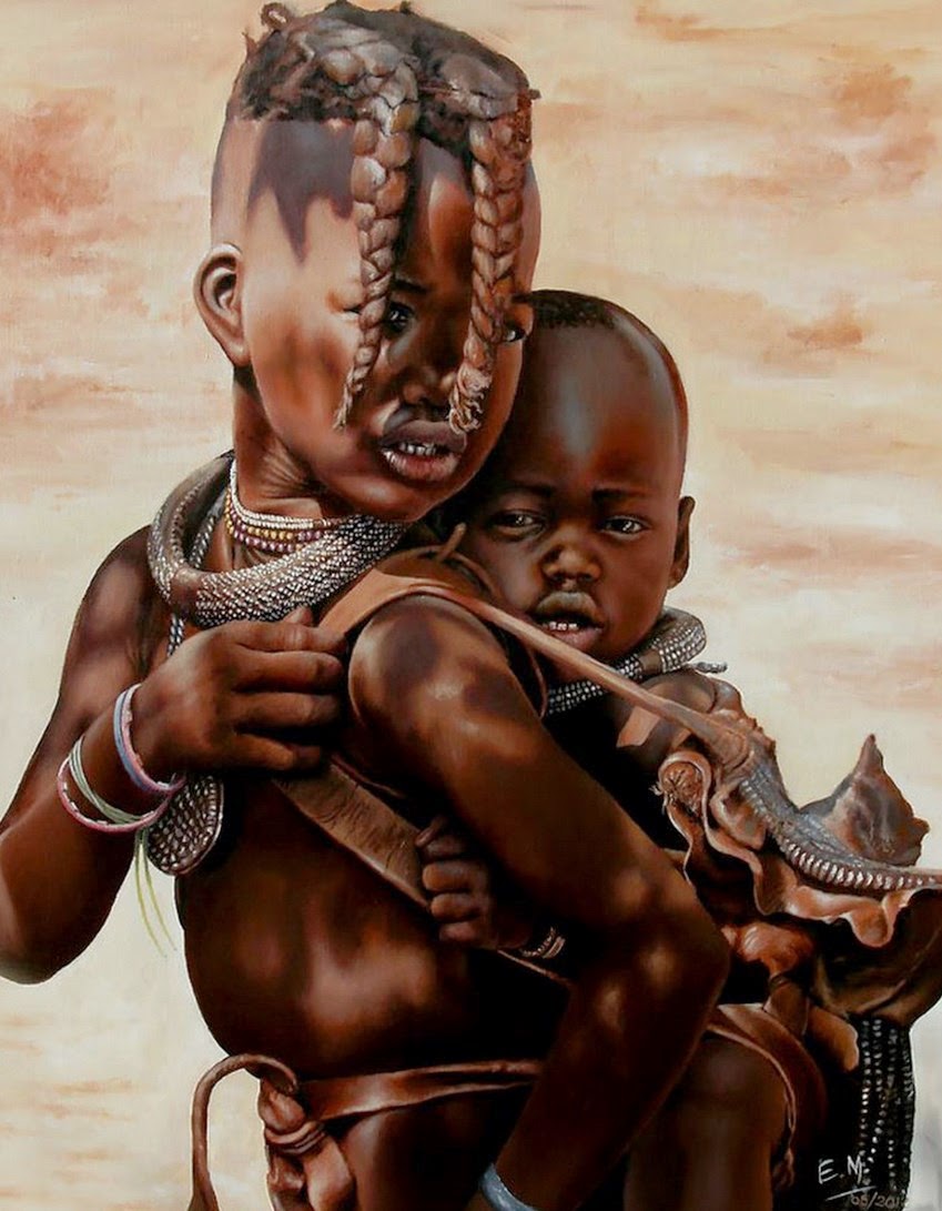 retratos-realistas-de-ninos-del-africa