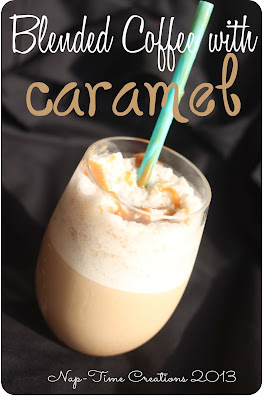 Blended Coffee with Caramel Blended Coffee with Caramel