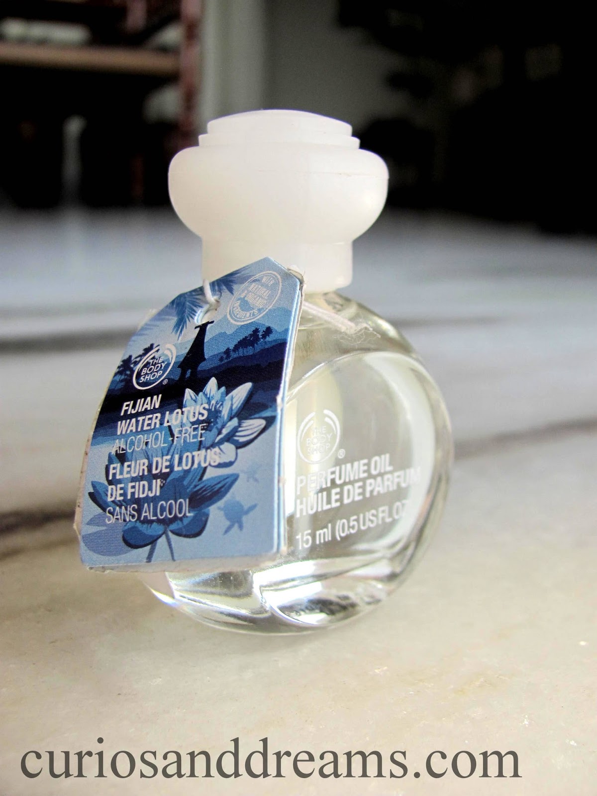 The Body Shop Fijian Water Lotus Perfume Oil : Review Curios - Indian Skincare and Beauty