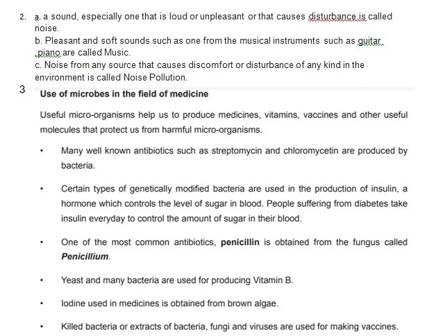 Grade 8 Science Practice Sheet 1 Answer Key