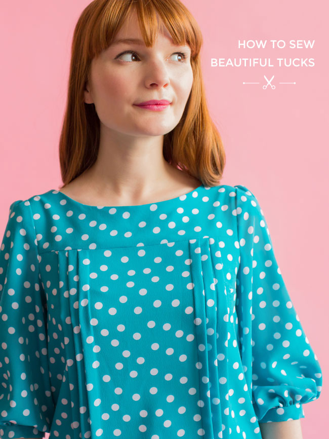 How to sew tucks - Tilly and the Buttons